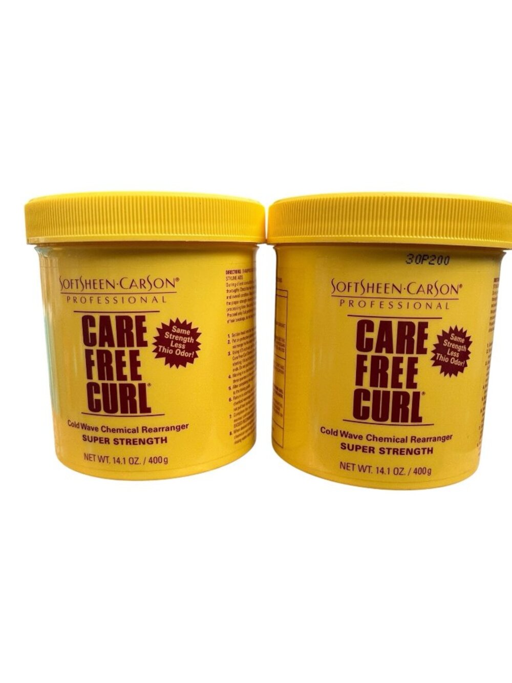 2X Softsheen Carson Care Free Curl Cold Wave Chemical Rearranger SUPER Strength